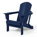 Polytrends Laguna Sedia Adirondack Pieghevole da Esterno per Patio Resistente allo Sbiadimento e alle Intemperie