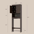 Mobiletto portaoggetti per bagno, mobiletto portaoggetti per WC, mensola da bagno sopra il WC, salvaspazio per WC
