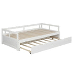 Divano Letto Estensibile con Letto Estraibile, Divano Letto in Legno con Letto Estraibile