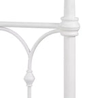Letto matrimoniale in metallo Caledonia Casted Knot - Bianco antico - iNSPIRE Q