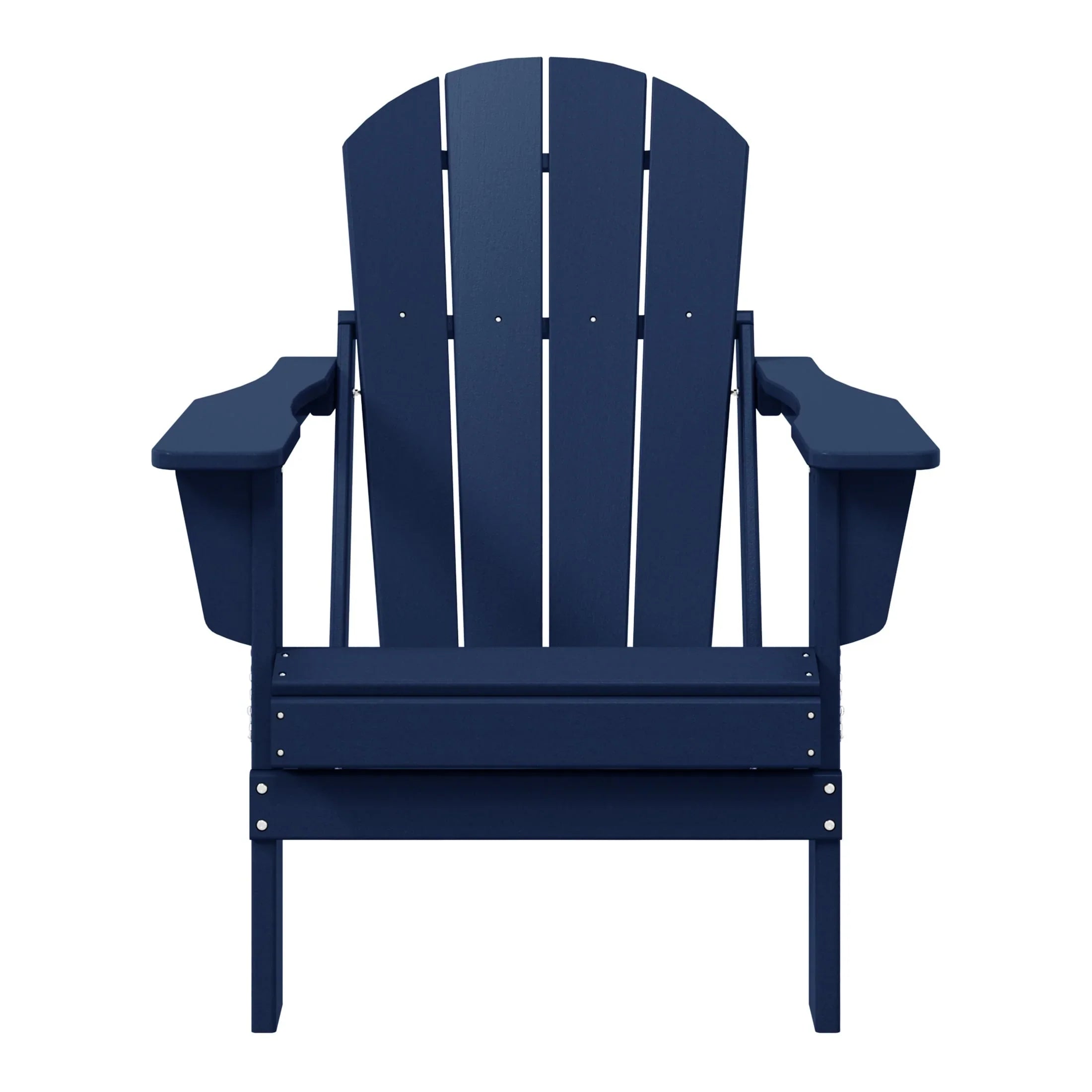 Polytrends Laguna Sedia Adirondack Pieghevole da Esterno per Patio Resistente allo Sbiadimento e alle Intemperie