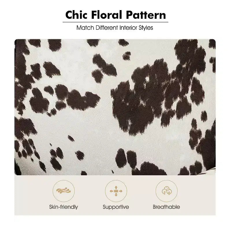 Poltrona Araceli Tradizionale in Legno Imbottita Floreale con Schienale Alto e Borchie | ART OF LIVING DESIGNS
