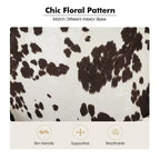 Poltrona Araceli Tradizionale in Legno Imbottita Floreale con Schienale Alto e Borchie | ART OF LIVING DESIGNS