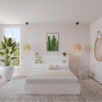 Letto a piattaforma Hunter con testiera
