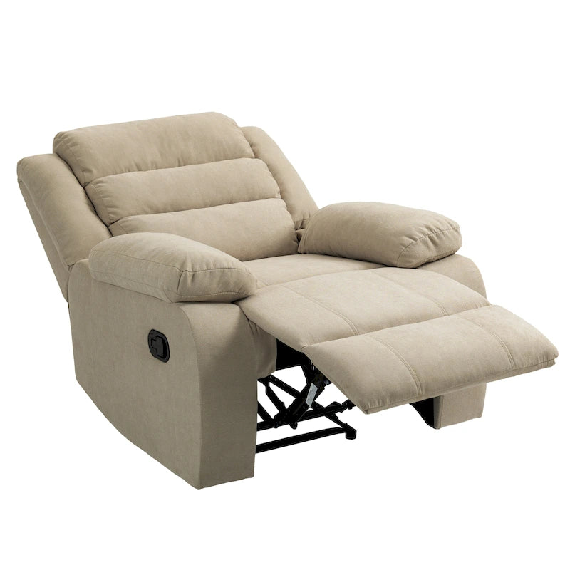 Set 2 poltrone reclinabili manuali classiche e tradizionali