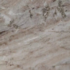 Tavolino Laterale Decorativo in Legno Scanalato con Piano in Marmo e Spazio Contenitivo - Piccolo Tavolino d'Appoggio per Arredo Camera da Letto o Soggiorno