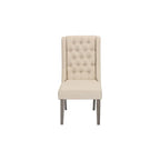 Set da pranzo allungabile Best Quality Furniture da 9 pezzi, in stile rustico grigio