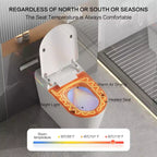 Dyonery Smart Toilet, Monobloc senza serbatoio con barriera in schiuma, Coperchio con apertura/chiusura automatica, Bidet riscaldato e asciugatore, Luce notturna a LED, Sciacquo automatico