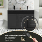 Mobile bagno 30/36/48 Wavy Line con lavabo e rubinetto