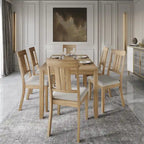Set da pranzo classico in legno a 7 pezzi CraftPorch
