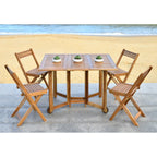 SAFAVIEH Brandy Set da pranzo da esterno 5 pezzi - 43Wx35Dx29H