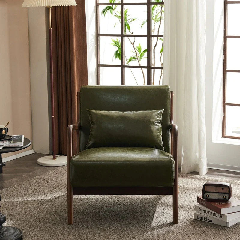 Poltrona imbottita Mid-Century Modern