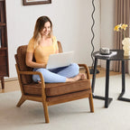 Poltrona imbottita Mid-Century Modern