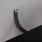 Cassettiera nera a 6 cassetti in truciolare, larghezza 66,00 cm