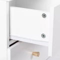 Karl Home 6-Drawer White Particle Board 25.98in. W Chest of Drawer
