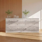 Karl Home Cassettiera con 4 cassetti, in truciolato grigio, 66 cm di larghezza