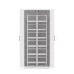 Mobiletto portaoggetti da garage Famapy con ripiani girevoli e scomparti sulla porta, organizer multistrato, costruzione robusta, per attrezzi e forniture da giardino