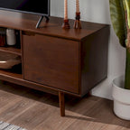 Mobile TV in legno massello Middlebrook Mid-Century da 70 pollici