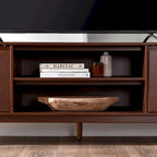 Mobile TV in legno massello Middlebrook Mid-Century da 70 pollici
