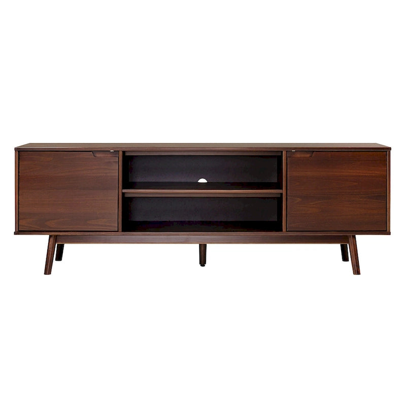Mobile TV in legno massello Middlebrook Mid-Century da 70 pollici