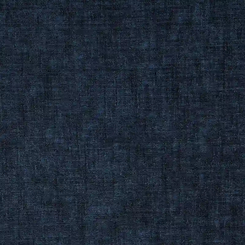 Divano Sezionale Trasformabile a U a 6 Posti in ciniglia Blu con Chaise Longue