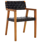 Sedia da pranzo SAFAVIEH Gerda in pelle intrecciata - 22,1 L x 20,9 P x 31,9 H - 22Lx21Px32H