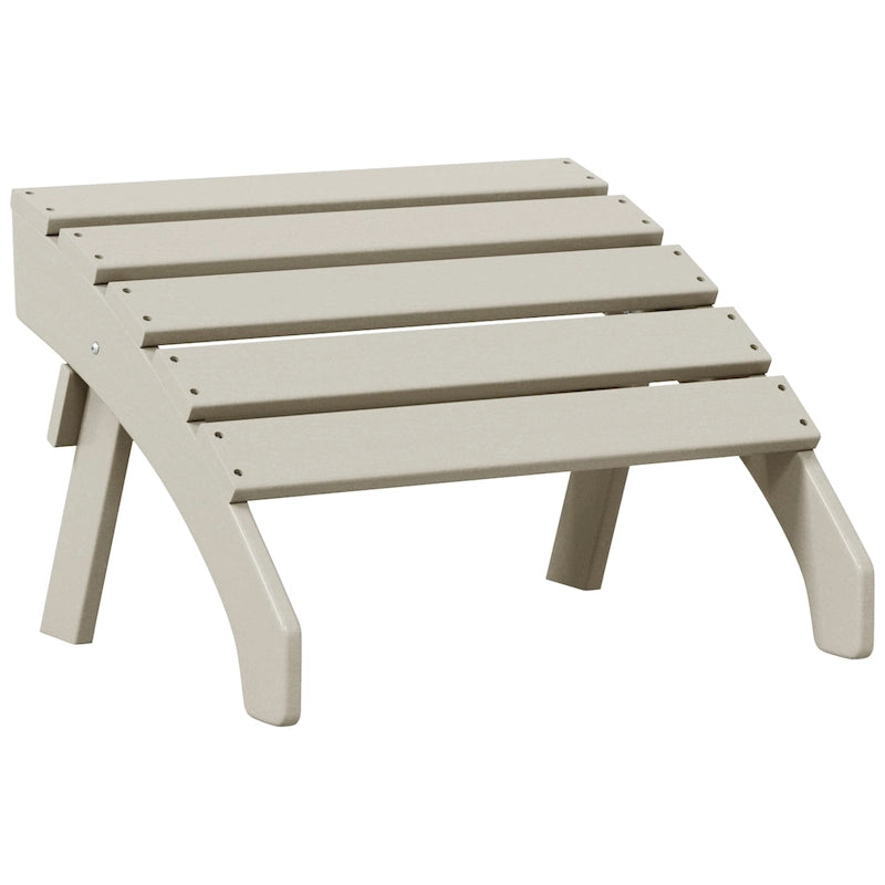 Polytrends Altura Pouf Pliant d'extérieur Adirondack