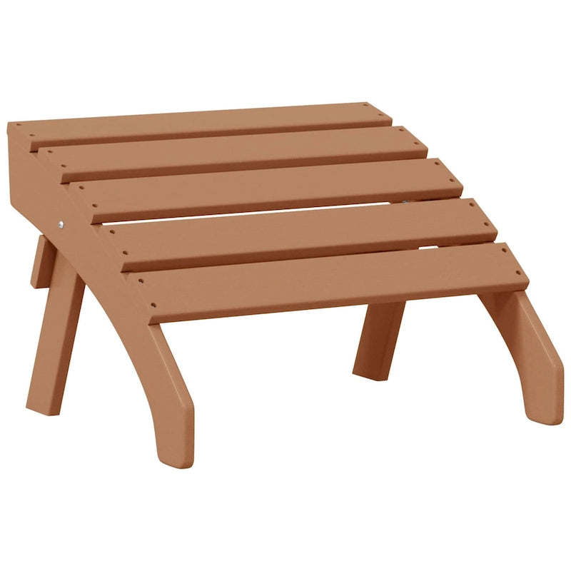 Polytrends Altura Outdoor Adirondack Folding Ottoman