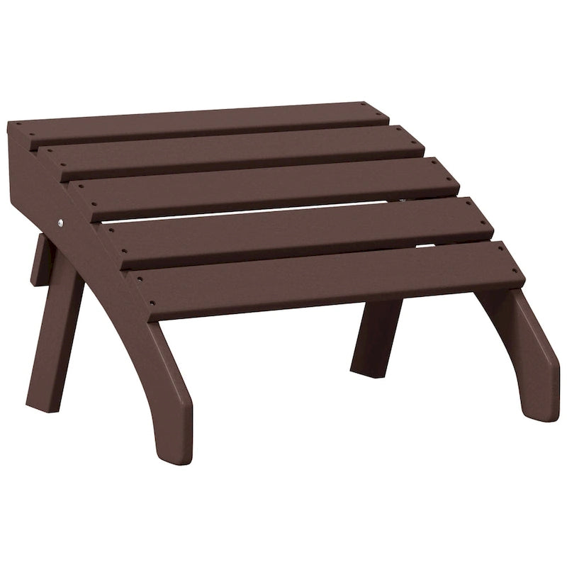 Polytrends Altura Pouf Pieghevole da Esterno Adirondack