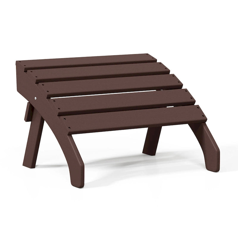 Polytrends Altura Pouf Pieghevole da Esterno Adirondack