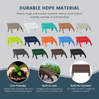 Polytrends Altura Pouf Pieghevole da Esterno Adirondack
