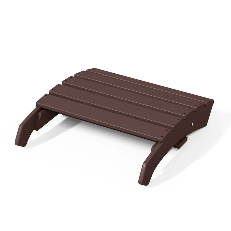 Polytrends Altura Pouf Pieghevole da Esterno Adirondack