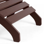 Polytrends Altura Pouf Pieghevole da Esterno Adirondack