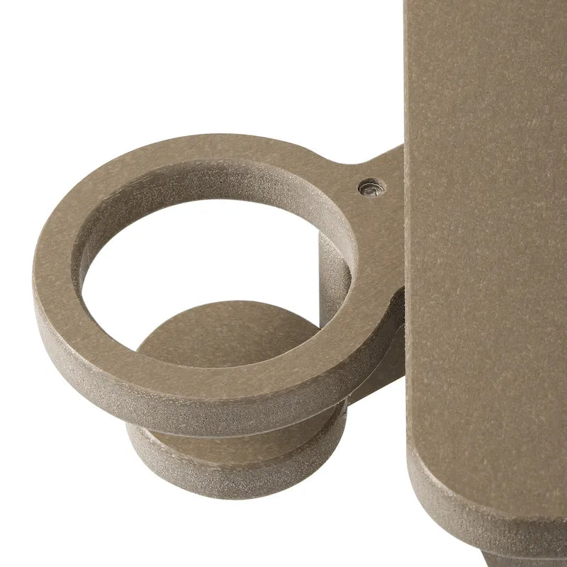 Poltrona Adirondack da esterno in polietilene con pouf Polytrends Aderson
