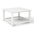 Set conversazione Polytrends Altura da esterno a 5 pezzi, con sedie Adirondack e tavolino da caffè quadrato