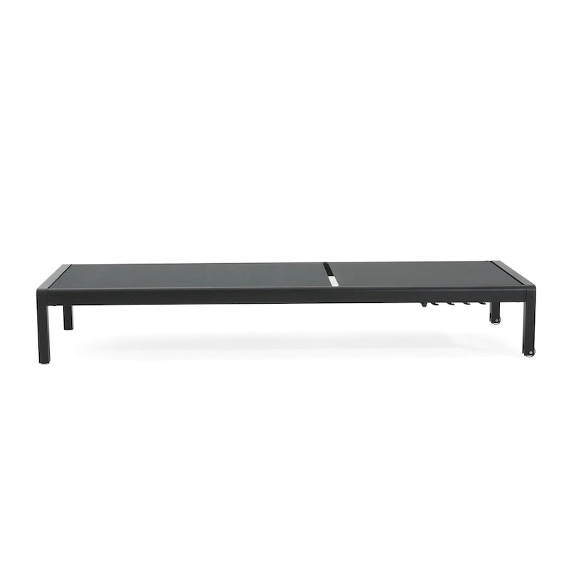 Chaise longue Cape Coral Kd Nera (Mp2) (set da 2)