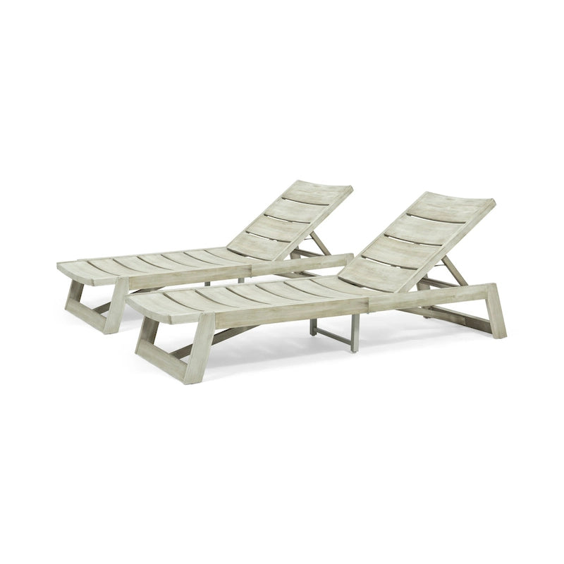 Chaise longue Maki (set di 2)