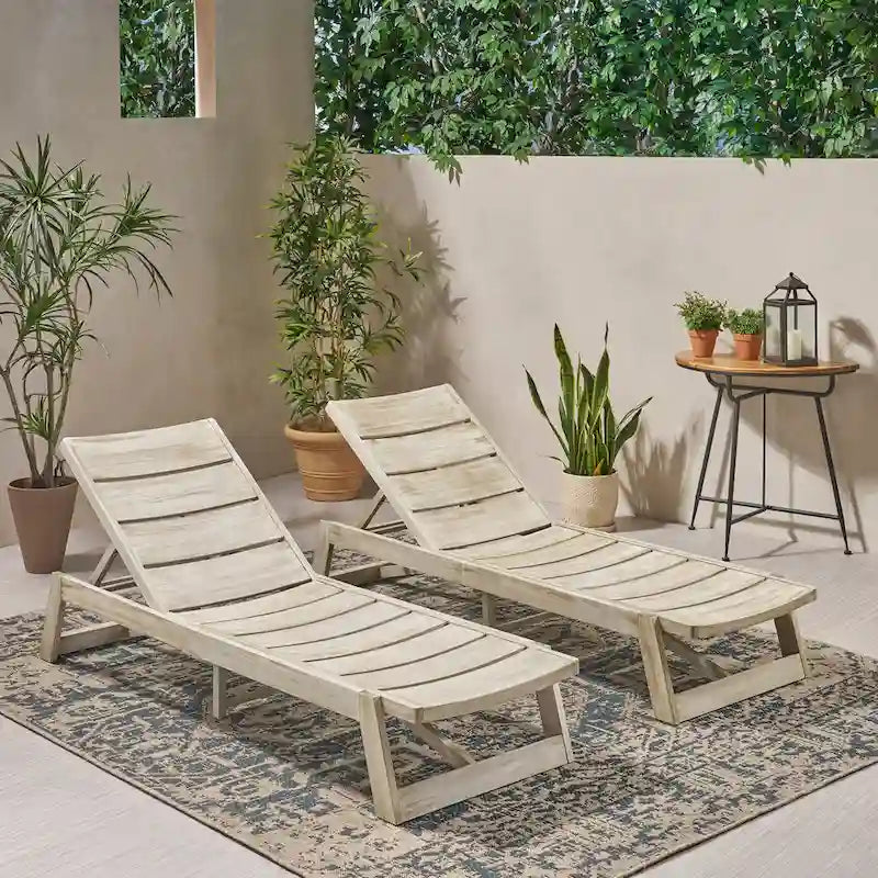 Chaise longue Maki (set di 2)