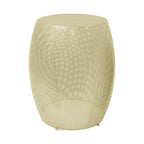 Christopher Knight Home Set di 2 tavolini rotondi in metallo con struttura cava - 16,5 L x 16,5 P x 20,75 H