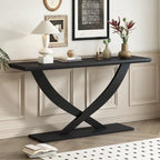 Christopher Knight Home - Tavolo Consolle Moderno Rustico Mirod con Design a Gambe Incrociate per Soggiorno e Camera da Letto