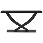 Christopher Knight Home - Tavolo Consolle Moderno Rustico Mirod con Design a Gambe Incrociate per Soggiorno e Camera da Letto