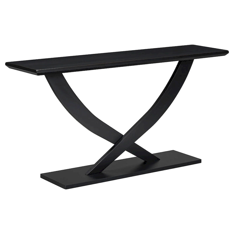 Christopher Knight Home - Tavolo Consolle Moderno Rustico Mirod con Design a Gambe Incrociate per Soggiorno e Camera da Letto