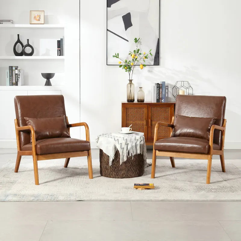 GDFStudio - Sedia d'accento Olivia imbottita in velluto con struttura in legno massello e cuscino confortevole