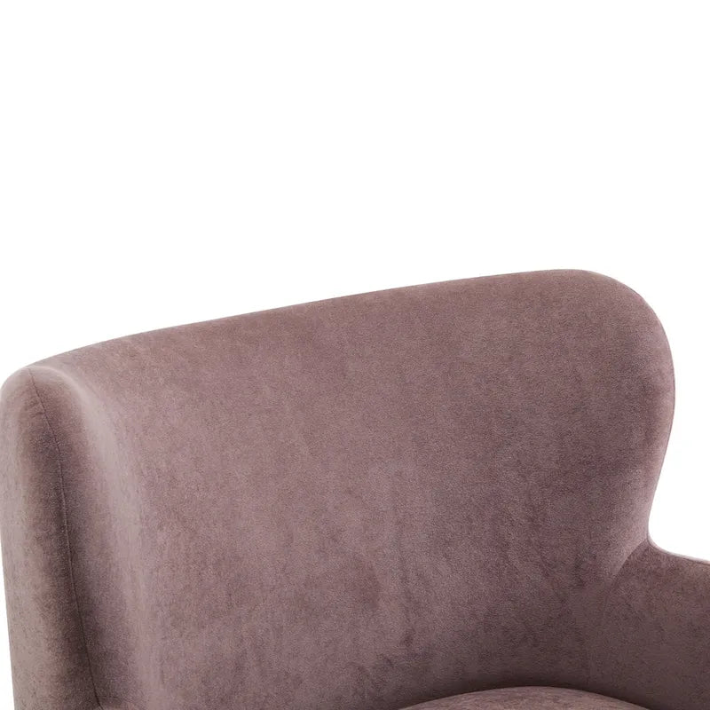 Poltroncina accent Bacho con schienale a orecchioni in tessuto di Christopher Knight Home