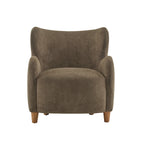 Poltroncina accent Bacho con schienale a orecchioni in tessuto di Christopher Knight Home