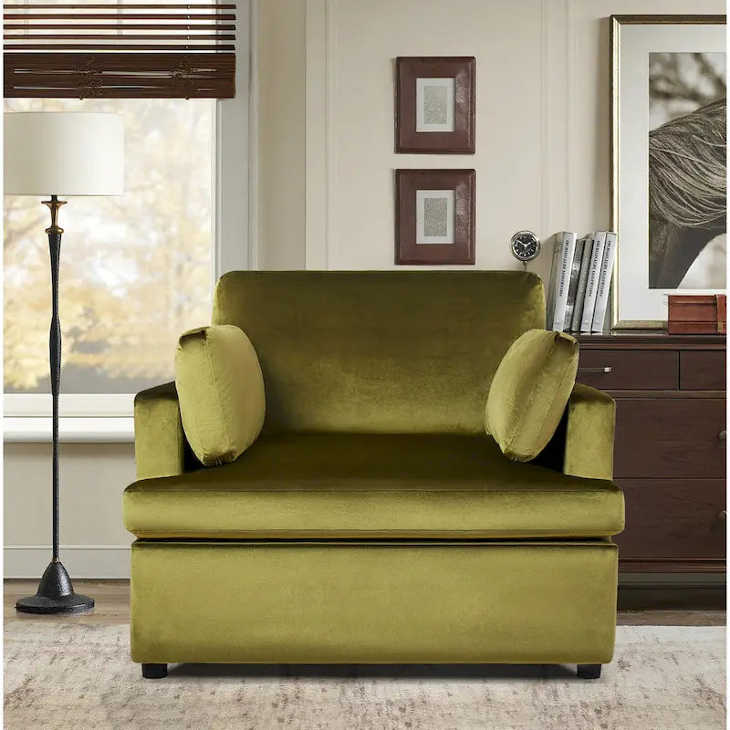Poltrona moderna Naro in tessuto con cuscino removibile di Christopher Knight Home