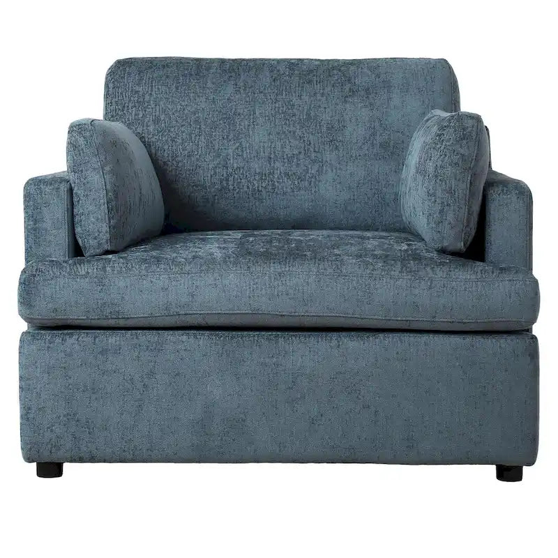 Poltrona moderna Naro in tessuto con cuscino removibile di Christopher Knight Home