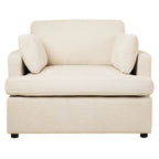 Poltrona moderna Naro in tessuto con cuscino removibile di Christopher Knight Home