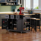 Isola da Cucina Grande Frost da 53 pollici con Ante a Ribalta