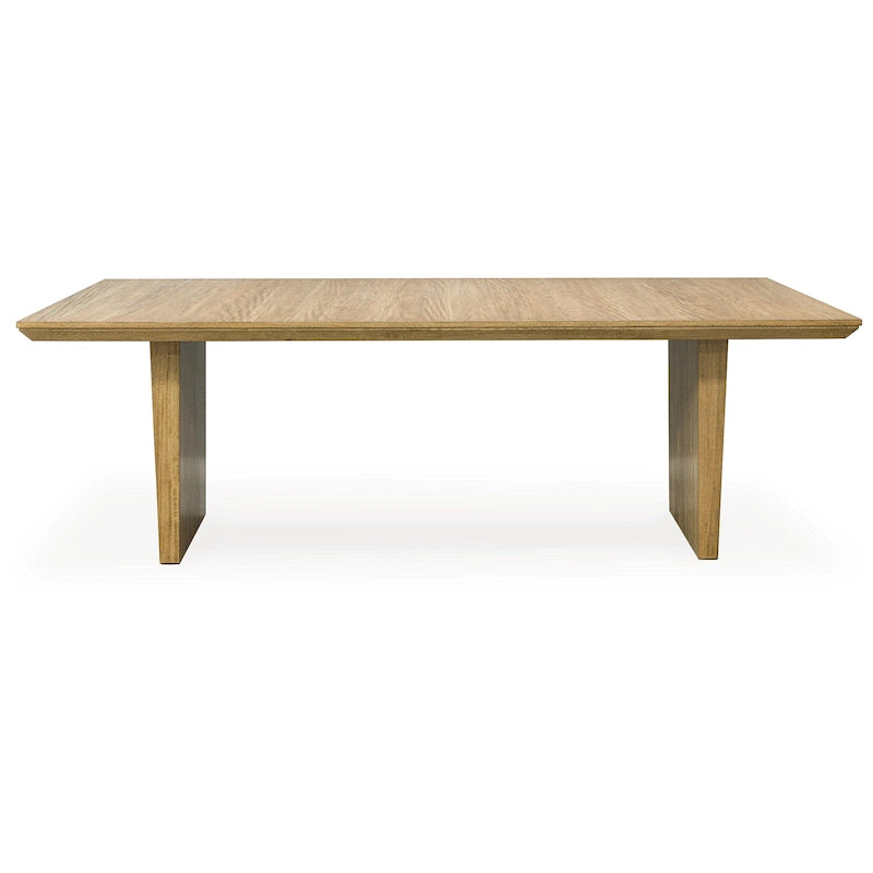 Signature Design by Ashley Sherbana Tavolo da pranzo allungabile rettangolare marrone chiaro - 40L x 90P x 30A